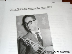 Dizzy Gillespie Biography Mini-Unit: Look! We're Learning!